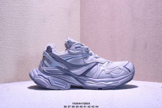 Authentic Brand Chunky Sneakers, 7th Generation, Distressed Collaboration Casual