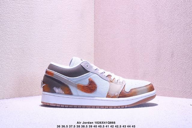 Top-Grain Nike Air Jordan 1 Low AJ1 Low-Top Retro Culture Casual Sports Basketba