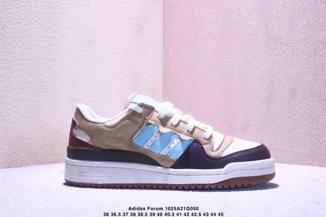 Adidas Forum Low Cl Trefoil Low-Top Classic Velcro Retro Sneakers for Men and Wo