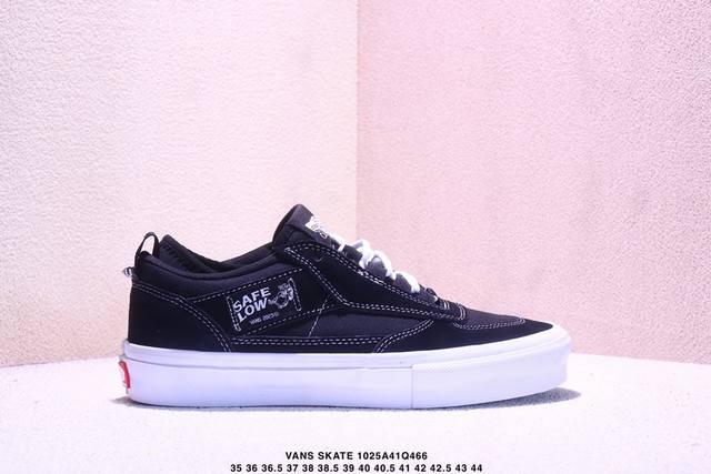 Vans Skate Safe Low unisex sneakers, black and white. Product Code: Vn000Eehbka.