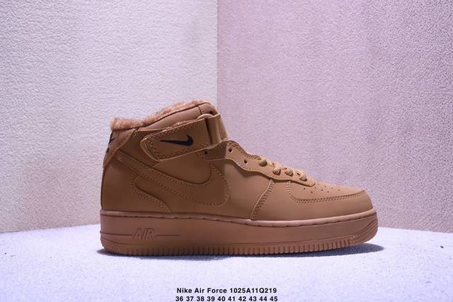 Fleece-lined Nike Air Force 1 Mid '07 Wb Nike Air Force 1 High-top Sneakers, Mad