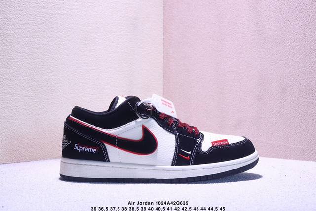 Limited release of overseas hot item! High-end custom Air Jordan 1 Low AJ1 "Stus