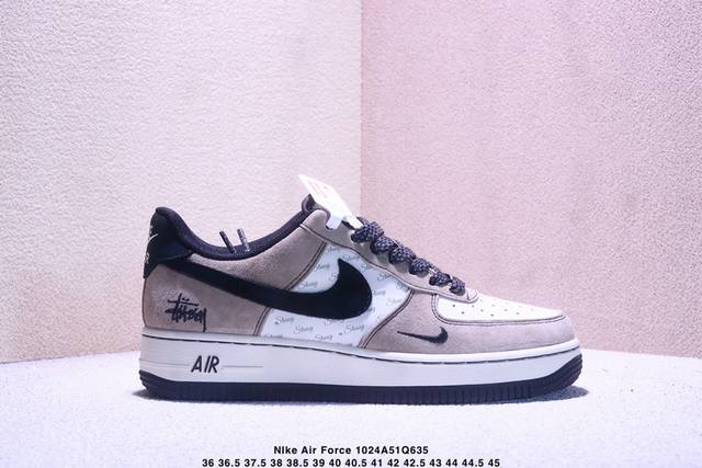 Limited Overseas Release! Factory Grade Nike Air Force 1 '07 Low "Stusic Collabo