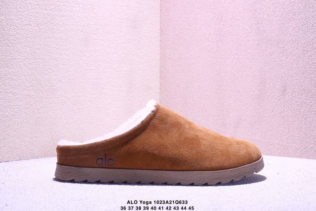 Alo Yoga Recovery Slipper Comfortable Simple Warm Anti-wear Non-slip Closed-toe