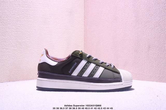 Company Grade: Adidas Originals Superstar Shell Toe Low-Top Classic Versatile Ca