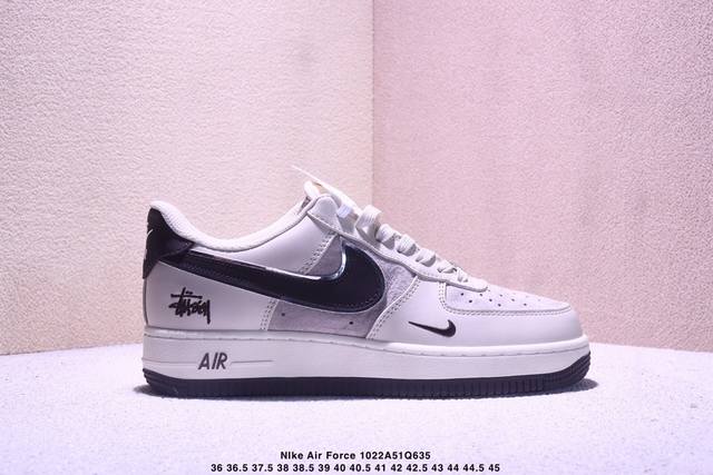 Limited Overseas Release! Factory Grade Nike Air Force 1 '07 Low "Stusic Collabo