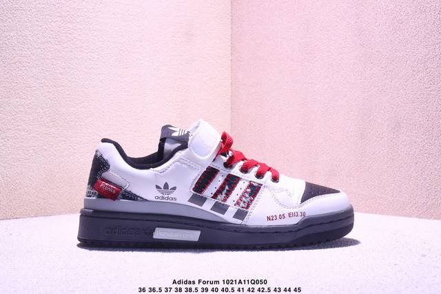 Adidas Forum Low Cl Trefoil Low-Top Classic Velcro Retro Sneakers Men's and Wome