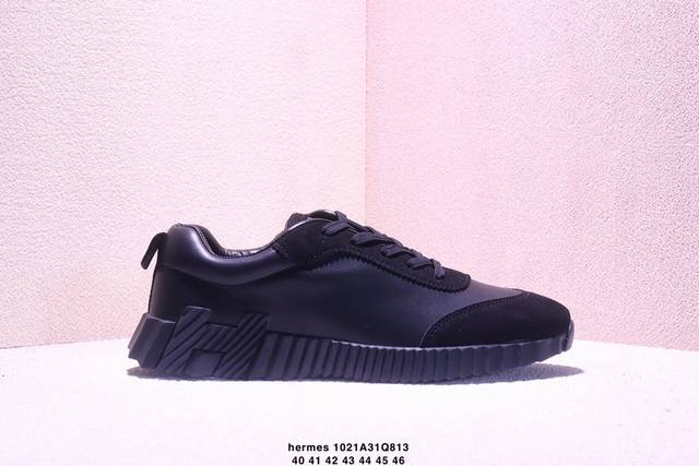 Hermes Hermes street style sneakers exude vibrant energy, are light and comforta