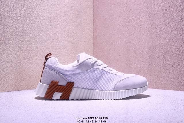 Hermes Hermes street style sneakers for men exude vibrant energy, are light and