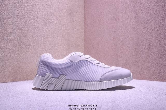 Hermes Hermes street style sneakers for men, exuding vitality, lightness and fre