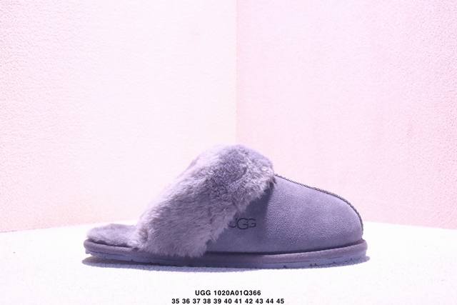Ugg Skaffered Furry Slip-on Warm Casual Wool Lined Closed-Toe Slip-on Xm1020Q366
