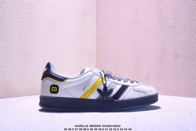 Company Grade Adidas Originals Gazelle Indoor Indoor Lv T-Toe Shoes, Non-slip, W