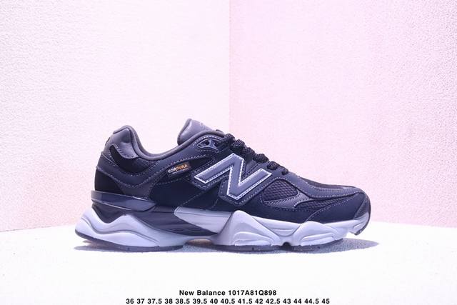 Company Grade New Balance 9060 Series Retro Casual Sports Running Shoes. The upp