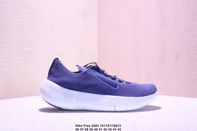 Authentic Nike Free 2025 New Nike Flyknit Breathable Cushioning Running Shoes (O