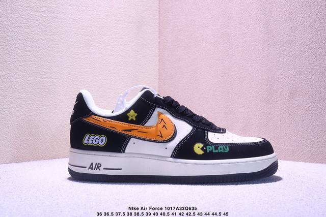 Limited Overseas Release! Factory Grade Nike Air Force 1 '07 Low "Black and Yell