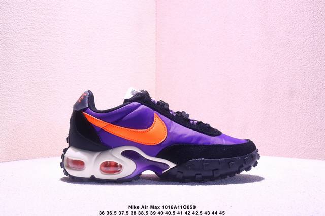 Nike Air Max Waffle Sp "Black And Anthracite" Low-top Retro Versatile Casual Spo