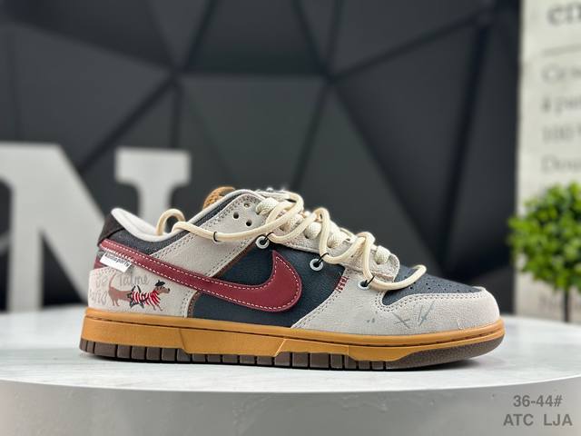 Company grade Nike SB Dunk Low with half sizes. Exclusive design with lace-up cl