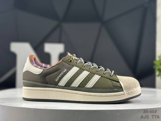 Adidas Superstar Shell Toe Classic Versatile Casual Sneakers (Item No.: Jr6991)