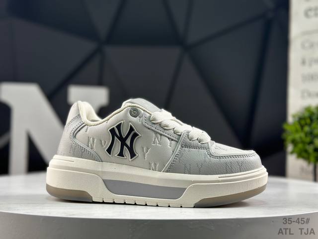 Mlb Chunky Liner Low-top Shoes Series Dad Style Lightweight Height-Increasing Th