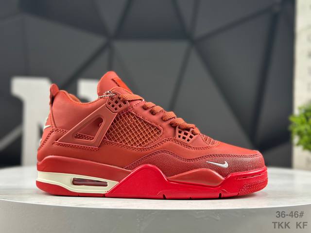 Nike Air Jordan AJ4 Retro. Developed using original cardboard lasts and factory-