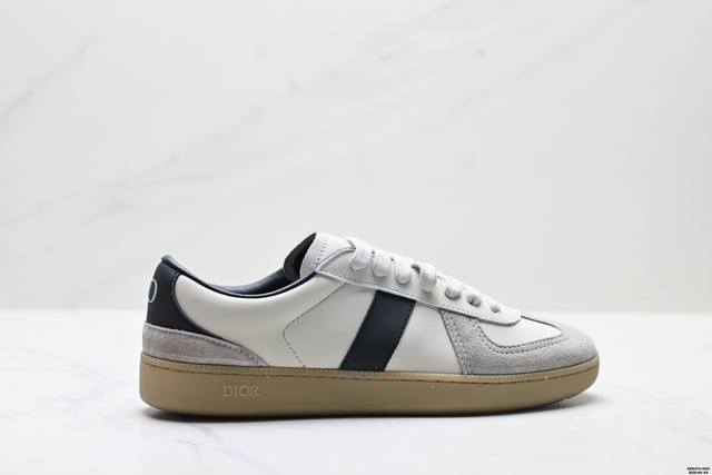 Genuine Dior B01 Matchpoint Round Toe Lace-up Shoes. A classic style reinterpret