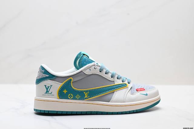 Company Grade Nike Air Jordan 1 X Travis Scott AJ1 Reverse Swoosh Jordan 1 'DIY'