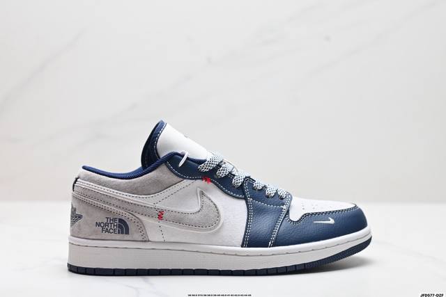 Company Grade Nike Air Jordan 1 Low AJ1 Low-Top Casual Sneakers, Synchronized wi
