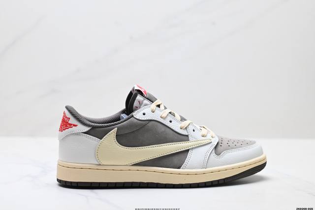 Company Grade Nike Air Jordan 1 X Travis Scott AJ1 Low-Top Basketball Shoes. Upg