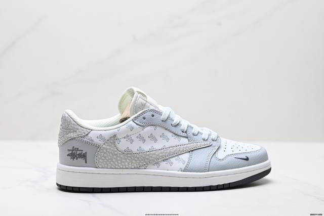 Company Grade AJ1 Travis Scott X Air Jordan 1 "Reverse Mocha" AJ1 Ts Lightning C