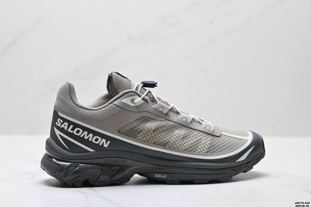 Company-grade Salomon XT-6 FT outdoor trail running shoes. The upper features Se