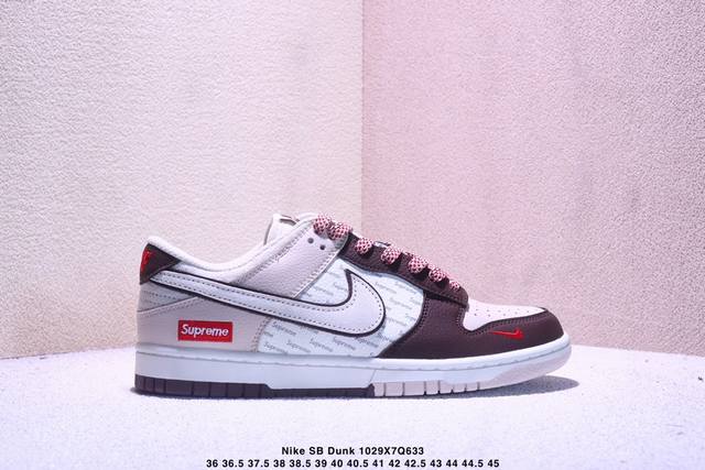 Limited release of overseas hot item! Factory-grade Nike SB Dunk Low "Supreme Co
