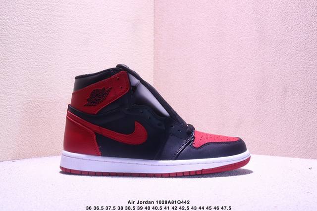 Factory Grade Top Layer Nike Air Jordan 1 Retro High Og "Black White" AJ1 Michae