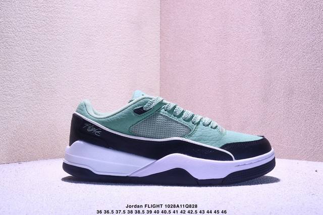 Nike Jordan Flight Court Low-top Retro Basketball Shoes with Anti-slip and Durab