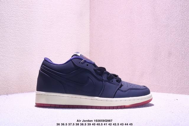 Air Jordan 1 Low AJ1, Givenchy Collaboration High-End Custom Low-Top Reverse Swo