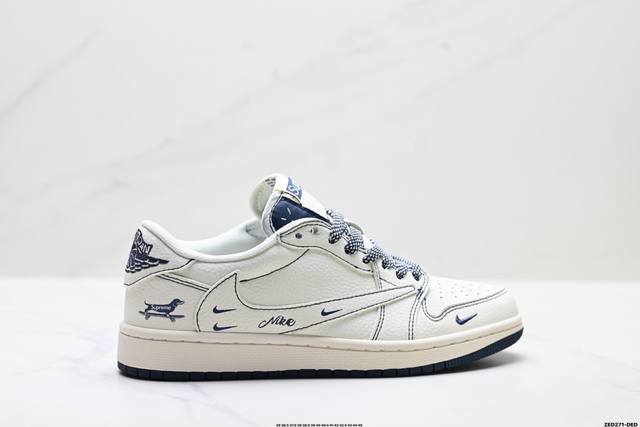 Company Grade Nike Air Jordan 1 X Travis Scott AJ1 Reverse Swoosh Jordan 1 'DIY'