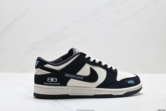 Company Grade Nike Dunk Low Retro 'DIY High-End Custom' Nike Low-Top Casual Spor