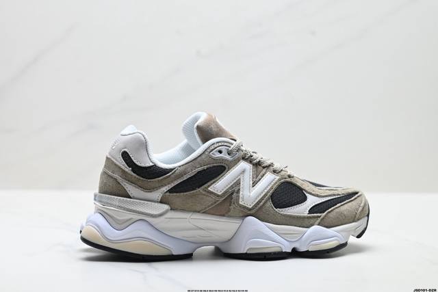 Company Grade New Balance 9060 Series Retro Casual Sports Running Shoes. The upp