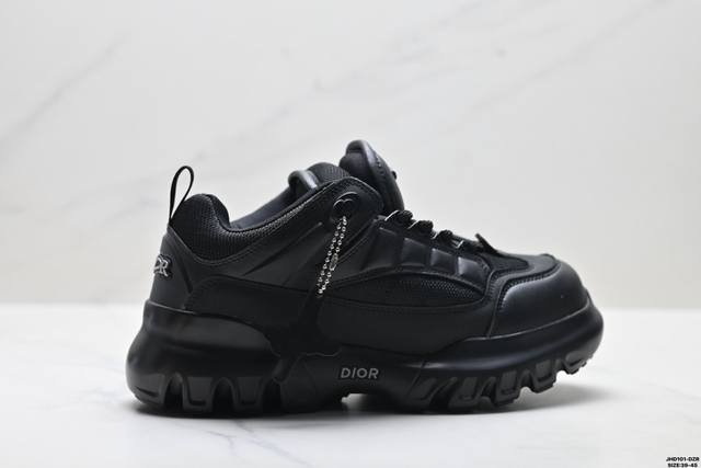 Factory Grade Dior Snow And Lewis Hamilton Round Toe Lace-up Low-top Casual Shoe