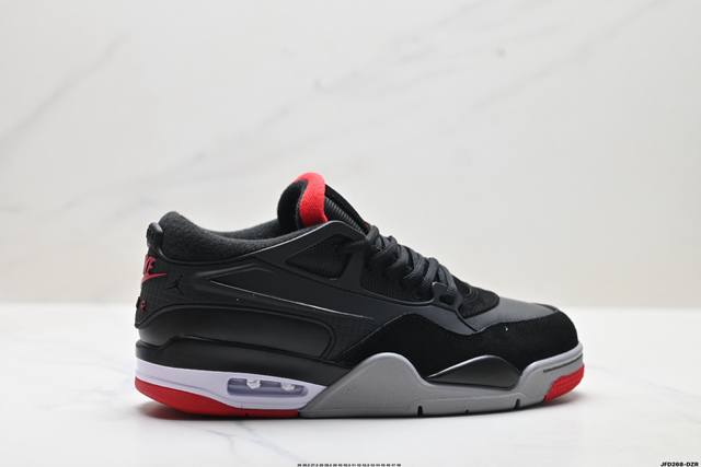 Company Grade Nike Air Jordan 4 RM Anti-slip Low-top Retro Basketball Shoes Rubb