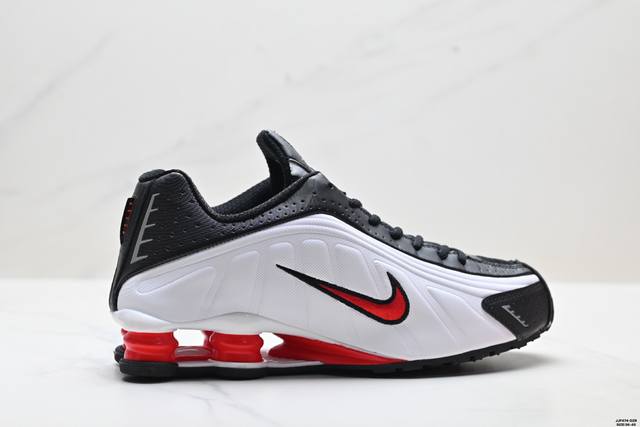 Authentic Nike Shox R4 Low-Top Sporty Casual Sneakers. Relive the era of CDs and