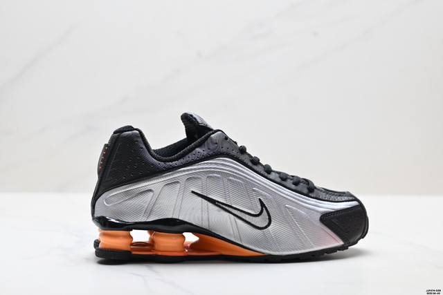Authentic Nike Shox R4 Low-Top Sporty Casual Sneakers. Relive the era of CDs and