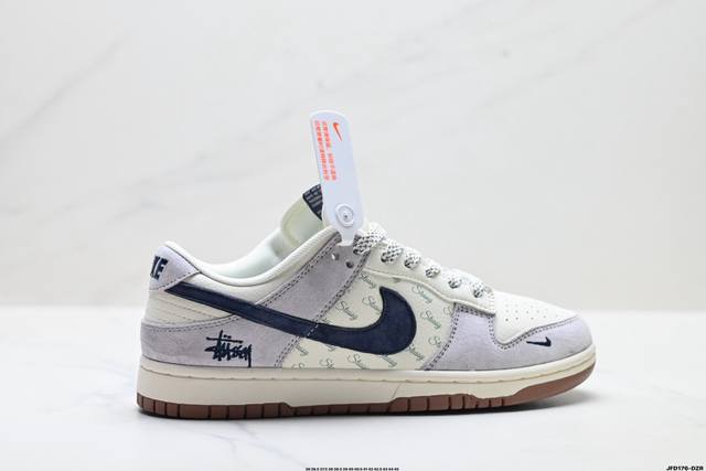 Company Grade Nike Dunk Low Retro 'DIY High-End Custom' Nike Low-Top Casual Spor