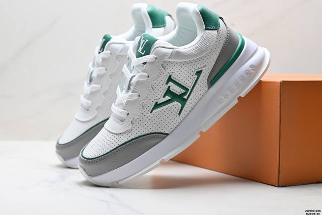 Factory Grade Louis Vuitton 2025 Classic Round Toe Lace-up Low-top Chunky Shoes