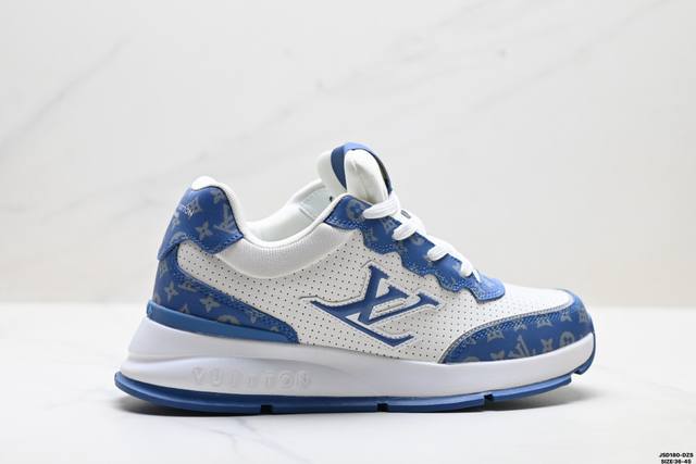 Company Grade Louis Vuitton 2025 Classic Round Toe Lace-up Low-top Chunky Shoes