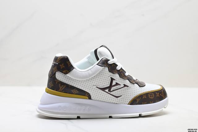 Factory Grade Louis Vuitton 2025 Classic Round Toe Lace-up Low-top Chunky Shoes