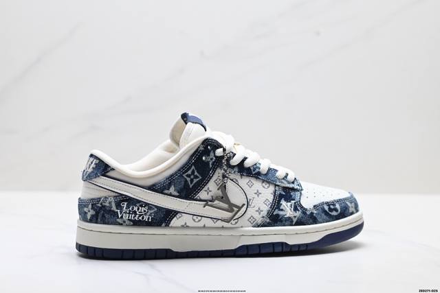 Company Grade Nike Dunk Low Retro 'DIY High-End Custom' Nike Low-Top Casual Spor