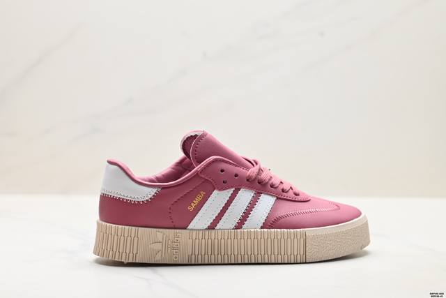 Authentic Adidas Originals Sambarose Low-Top Sneakers (Slip-resistant, Shock-abs