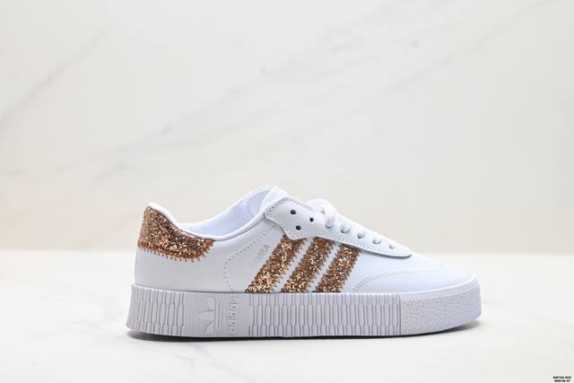 Authentic Adidas Originals Sambarose Low-Top Sneakers (Slip-resistant, Shock-abs