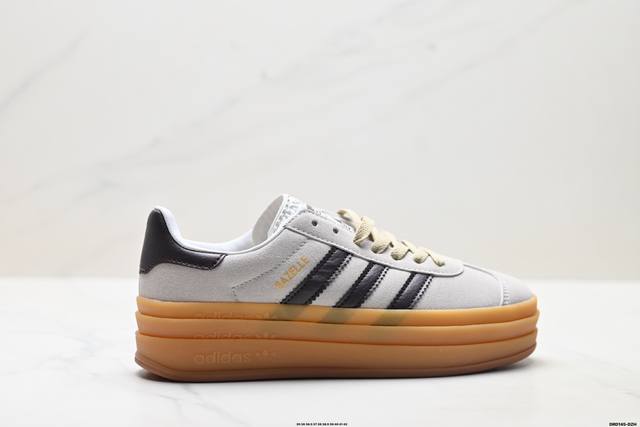 Authentic Adidas Gazelle Bold W Low-top Retro Versatile Casual Sports Sneakers (