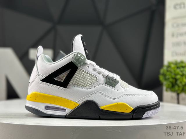 Air Jordan 4 Retro Og Cement AJ4 Retro Casual Sports Basketball Shoes Correct To